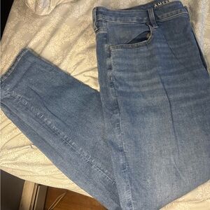 American Eagle Outfitters Light Blue Jeans Super High Rise